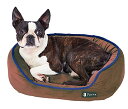 ペティオ (Petio) 犬用ベッド Porta ポルタ クッション付 あったか包み込みベッド M ベロアブラウン
