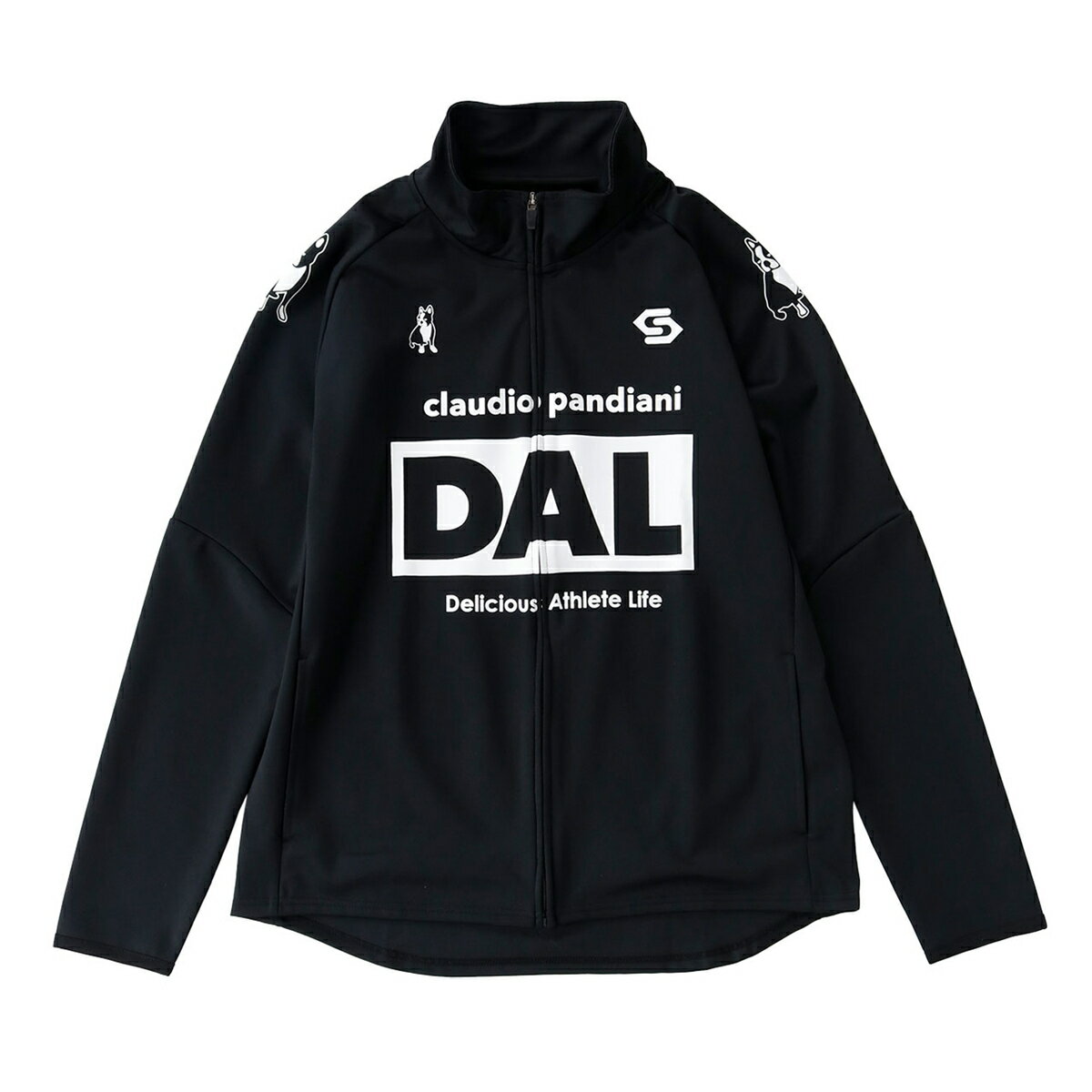 愛してマスカット+2 トレーニングジャケット ブラック CP20072/Can You save?+1 トレーニングロングパンツ ブラック CP20073