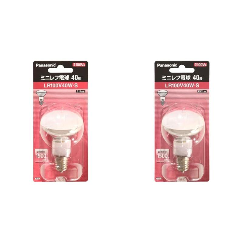 パナソニック ミニレフ電球 ホワイト E17口金 50ミリ径 40形 LR