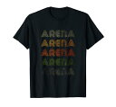 Love Heart Arena Tシャツ グランジ ビンテージスタイル ブラック アリーナ Tシャツ