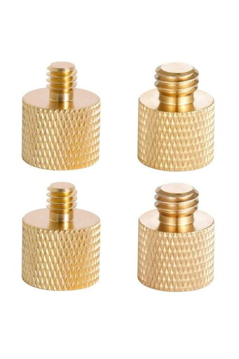 YFFSFDC カメラネジ変換アダプター マイクアクセサリ 変換アダプター 3/8"オス-1/4"メス 1/4"オス-3/8"メス 変換ネジアダプター アルミニウム合金 4個セット 連結ネジ 固定ネジアダ YFFSFDC カメラネジ変換アダプター マイクアクセサリ 変換アダプター 3/8"オス-1/4"メス 1/4"オス-3/8"メス 変換ネジアダプター アルミニウム合金 4個セット 連結ネジ 固定ネジアダ
