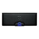 ソニック(Sonic) ペンケース アルロック 筆入 ブレイブ カーボン調 ブラック ブルー SK-1067-DB(3)
