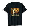 シュールレアリスト絵画 チェスをする猫とサルバドール・ダリ Tシャツ(3)