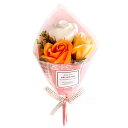 A.Dear プチブーケ ソープフラワー 花束 3輪 バラ ローズ ひまわり 桜 カーネーション 卒業 卒園 入学 入園 ウェディング送迎 2次会プレゼント 発表会 パーティー イベント 開店 周年 記念用 記