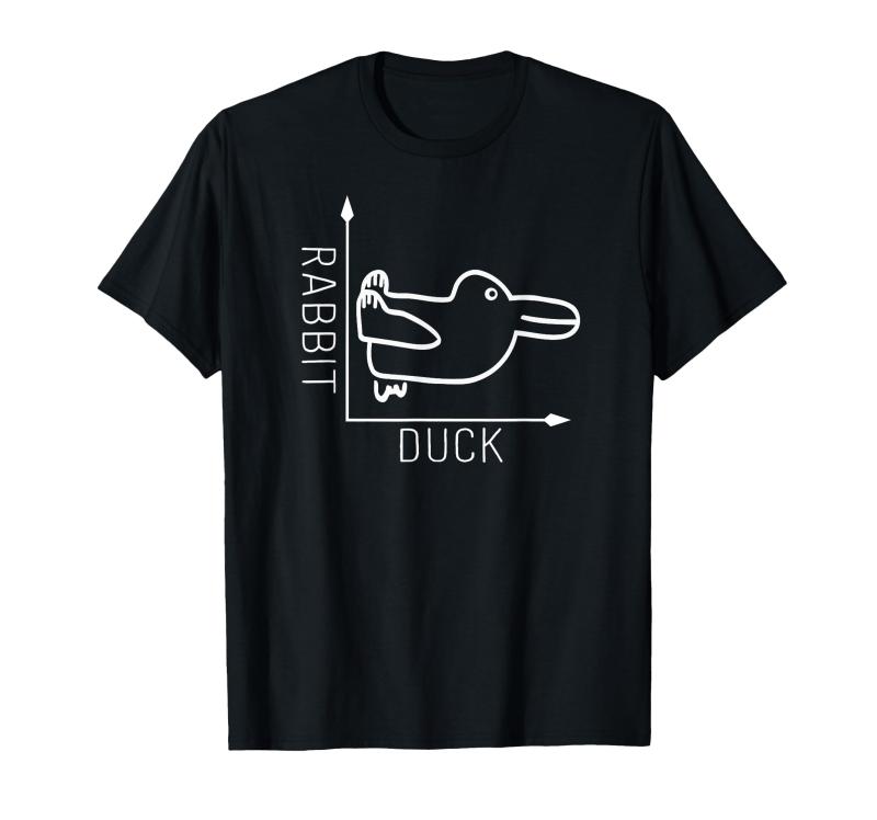 Rabbit Duck ウィトゲンシュタイン ラビットダック - 哲学者 Tシャツ