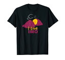 I LOVE IMO 焼き芋 さつまいも イラスト 焼き芋好き さつまいも好き おもしろ かわいい おしゃれ Tシャツ(3)