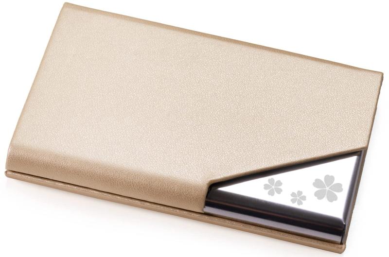 [Xsimant] 名刺入れ 角が折れない 名刺ケース 心の桜 純色 マグネット式 1秒開閉 レディース メンズ ビジネス