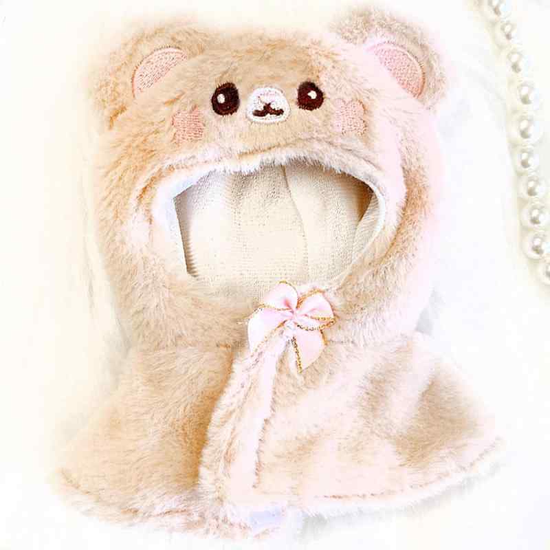 ぬい服 ぬいぐるみ用アニマル ポンチョ 10cm用 推し活 オタ活 着ぐるみ ベージュ 着ぐるみ ジートリガー(G triger) 推しぬい用 [並行輸入品]