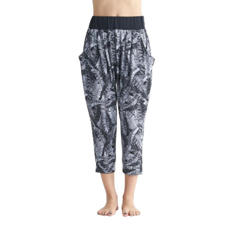 [ロキシー] ヨガパンツ 速乾UV膝下丈