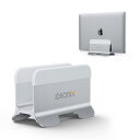 iDsonix-NCB 縦型ノートパソコンスタンドホルダー、iDsonix自動ロックホルダー収納ドック、デスクオーガナイザーのためのスペース節約、すべてのMacBook、iPad、Dell、ゲームノートPCに適合(シル(3)