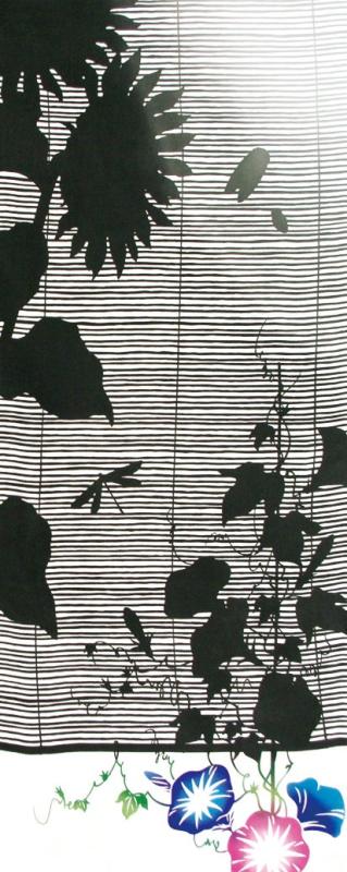 kenema手ぬぐい 夏の風物詩 影簾(3)