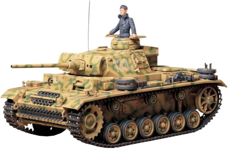 タミヤ 1/35 ミリタリーミニチュアシリーズ N0.215 ドイツ陸軍 III号戦車 L型 プラモデル 35215