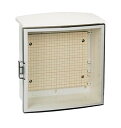 河村電器 プラボックス 屋根付 ABS樹脂製 スモークアクリルドア付 ボデークリーム色 SPNO 4025-16T