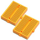 オーディオファン ブレッドボード 400穴 84mm × 56mm はんだレス ミニサイズ BREADBOARD 電子工作 電気実験 教材 部品 素材 ブレットボード