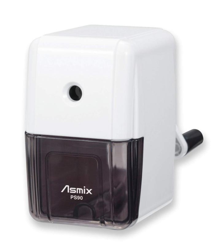 アスミックス(Asmix) アスカ 鉛筆削り らくらくあんしんけずりきミニ PS90W ホワイト 芯の太さが選べる