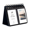 VOW&ZON チェキ アルバム チェキ帳 チェキフィルム instax mini 用 卓上 ミニ スタンドアルバム 名刺サイズ