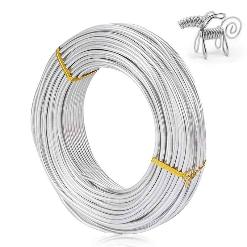 アルミワイヤー 10mx3mm 針金 太い アルミ線 手芸用ワイヤークラフト アーティスティックワイヤー ワイ..