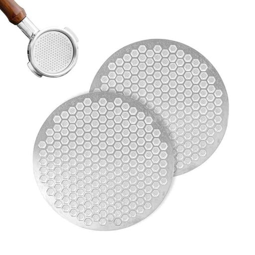 エスプレッソパックスクリーン 51mm コーヒーフィルター 2枚セット 再利用可能スクリーン ポルタフィルター用スクリーン 厚さ0.7mm - 316ステンレススチール エスプレッソパックスクリーン 51mm コーヒーフィルター 2枚セット 再利用可能スクリーン ポルタフィルター用スクリーン 厚さ0.7mm - 316ステンレススチール