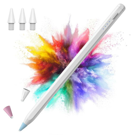 Flokinice タッチペン ipad ペンシル 高感度 極細ipad pencil スタイラスペン 傾き感知機能 誤作動防止 磁気吸着 Bluetooth接続不要 軽量 耐摩 USB充電式 2018年以降iPad Pro/iPad air/iPad Flokinice タッチペン ipad ペンシル 高感度 極細ipad pencil スタイラスペン 傾き感知機能 誤作動防止 磁気吸着 Bluetooth接続不要 軽量 耐摩 USB充電式 2018年以降iPad Pro/iPad air/iPad