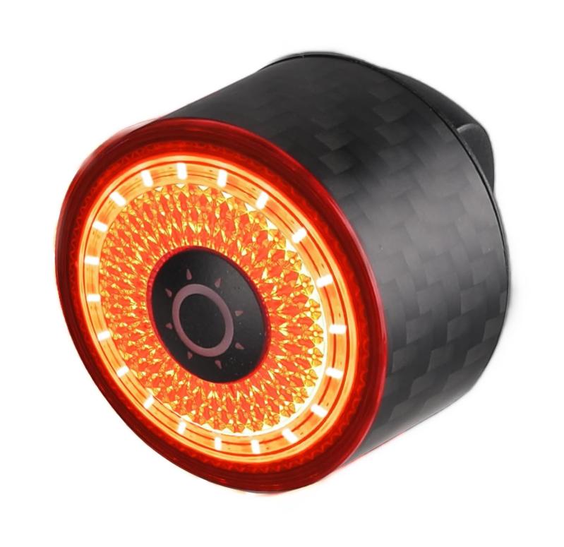 Gaciron (ガシロン) LOOP-100 (Carbon fiber housing) 自転車 リアライト LED (100ルーメン) 防水 IPX6..