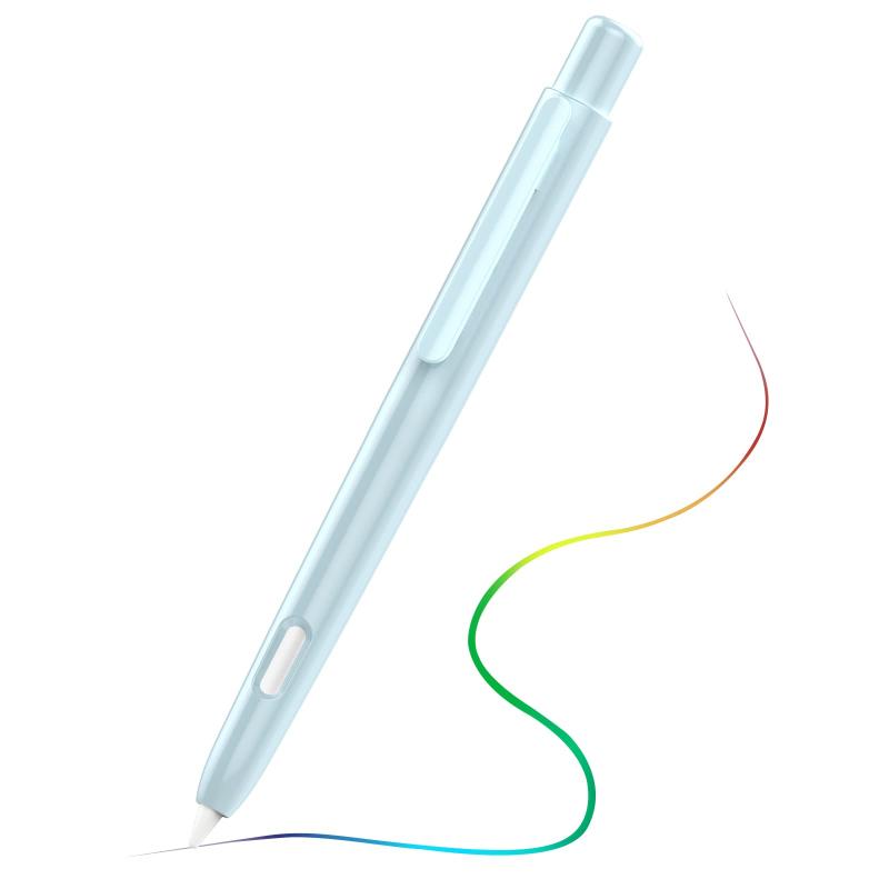 MoKo ホルダーケース Apple Pencil第2世代対応 格納式保護ペンカバー 頑丈なクリップ付き iPad Mini 6 2021/ iPad Air 第5/第4世代/iPad Pro 11 /Pro 12.9 2021/2020用 スカイブルー