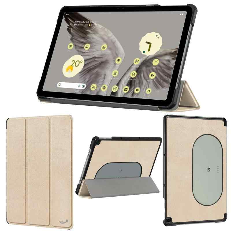 wisers google Pixel Tablet 専用 タブレットケース 11インチ 対応 (保護フィルム 付き/スリムタイプ) タブレットカバー 2023 新型