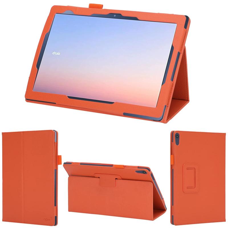 wisers タッチペン・保護フィルム付 docomo dtab d-51C 10.1インチ タブレット 専用 ケース カバー [2022 年 新型]