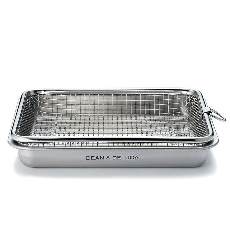 DEAN & DELUCA(ディーンアンドデルーカ) 蓋つきステンレスバット&カリッとバスケットセット(3)
