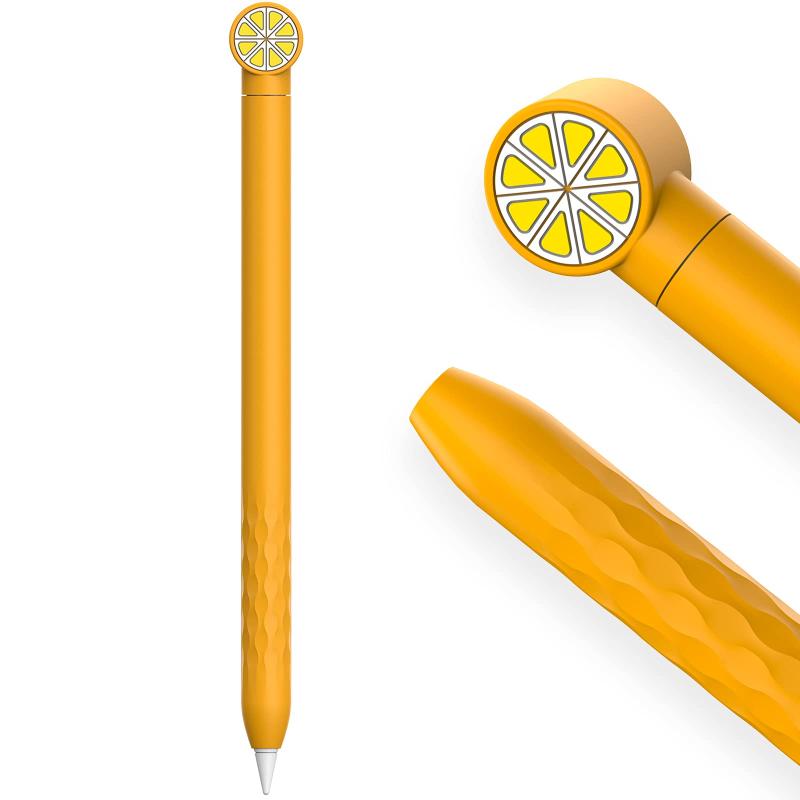 アップルペンシル第2世代用のデリディジかわいいケース、アップルペンシル第2世代iPad Pro 12.9 2021/ 11 / iPad Air10.9インチと互換性のあるソフトシリコンカバースリーブアクセサリー