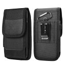 DFsucces 携帯電話ポーチ 腰に挟む式 スマホケース 縦型 ウエストポーチ ベルト 持ち運びに便利 商務風 小物収納 レディース/メンズ 兼用 iPhon...