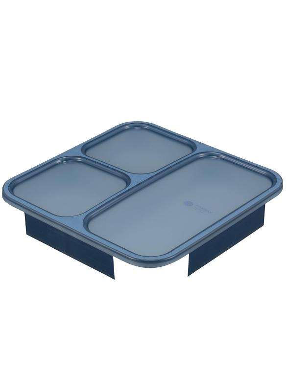 シービージャパン(CB JAPAN) フードマン 弁当箱 立てて運べる 薄型弁当箱 Mee 500ml [ 抗菌 ] パープル 汁漏れしにくい Wシーリング 4点ロックでしっかり固定DSK