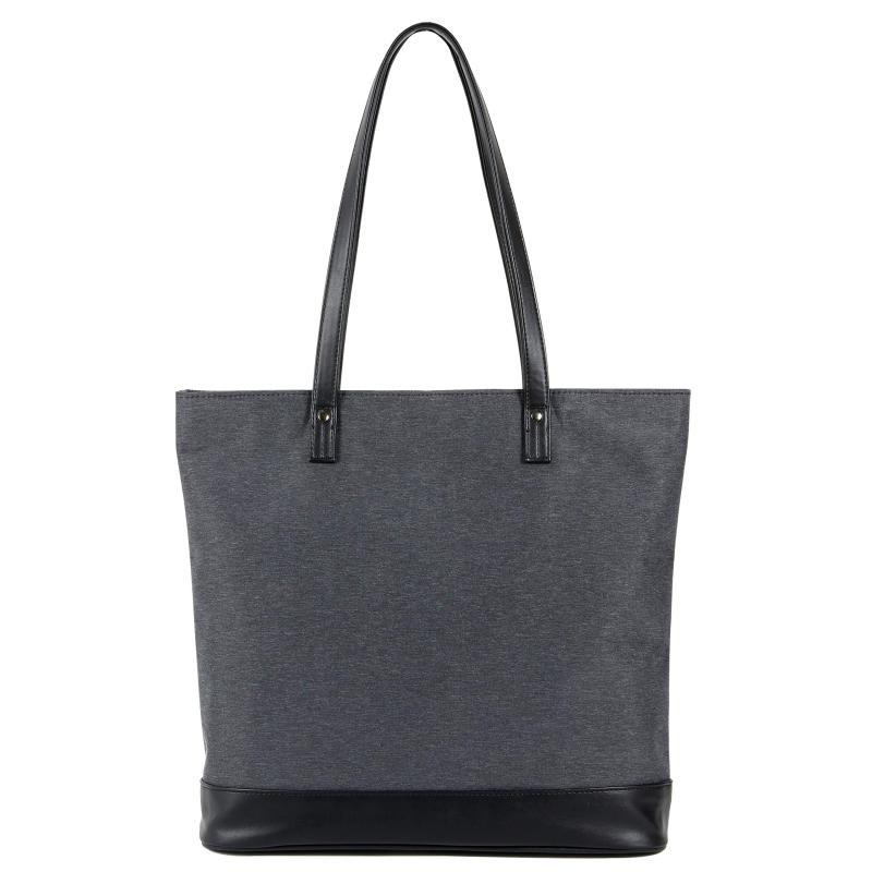 [UNISOUL] [ユニソール] トートバッグ メンズ ビジネス トート 3色 ナイロン 撥水 大容量 a4 レザー 革 通勤 通学 軽量 カジュアル 縦型 旅行