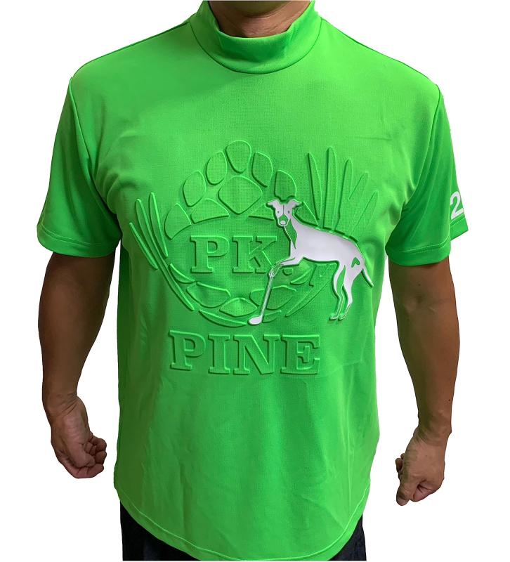 [PK. PINE] ゴルフ Tシャツ スウェットTシャツ ゴルフウェア モックネック 半袖 メンズ 吸水速乾 元プロ野球選手も愛用