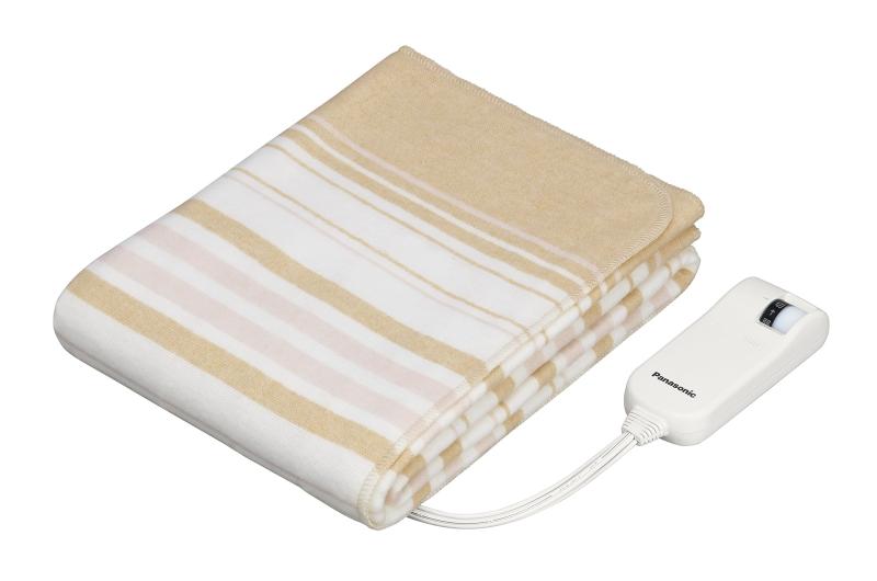 パナソニック 電気しき毛布 シングル 丸洗い可 室温センサー付 グリーン