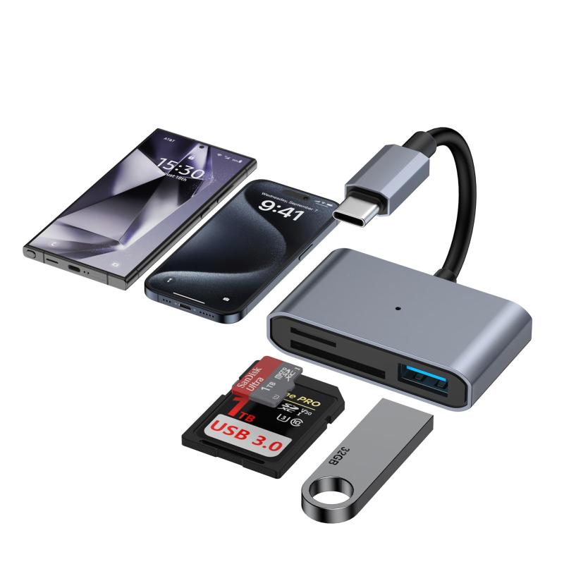 novolstore㤨Viviber SDɥ꡼ type-c ꥫɥ꡼ 3in1 USB/SD/TFѴץ 0TGǽ  ̿/ӥǥ ® ž ꡼ iPhone16/iPhone15/C ޥ/MacBooפβǤʤ772ߤˤʤޤ