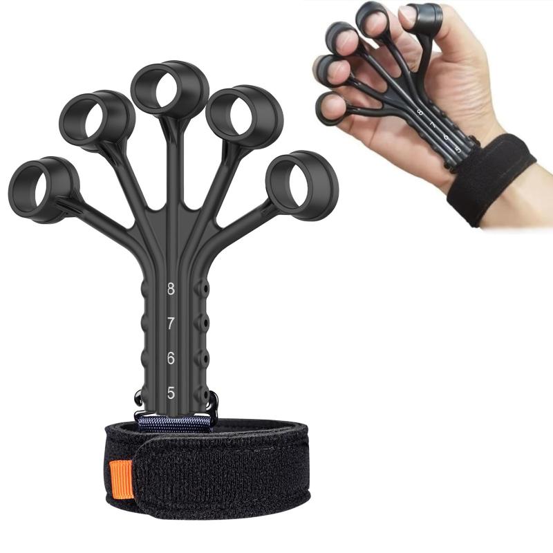 ハンドグリップ 握力トレーニング【2024強化版 フィンガーパワー】 フィンガートレーナー パワーフィン..