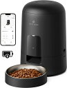 PETLIBRO AIR WiFi 自動給餌器 猫 コードレス式 自動餌やり機 スマホ遠隔操作 餌遣り機 無制限置き場所 2WAY給電 充電式 ペット 給餌器 アプリ対応 留守も安心 4重鮮度保持 ステンレス製ボウル