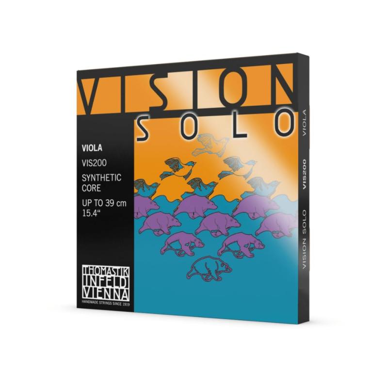 THOMASTIK Vision SOLO　ヴィジョン ソロ　ビオラ弦　セットA： VIS21 スチール/クロム巻　（ボールエンド・ループエンド兼用）D： VIS22 シンセティックコア/クロム巻G： VIS23 シンセティックコア/シルバー巻C： VIS24 シンセティックコア/シルバー巻テンション：ミディアム