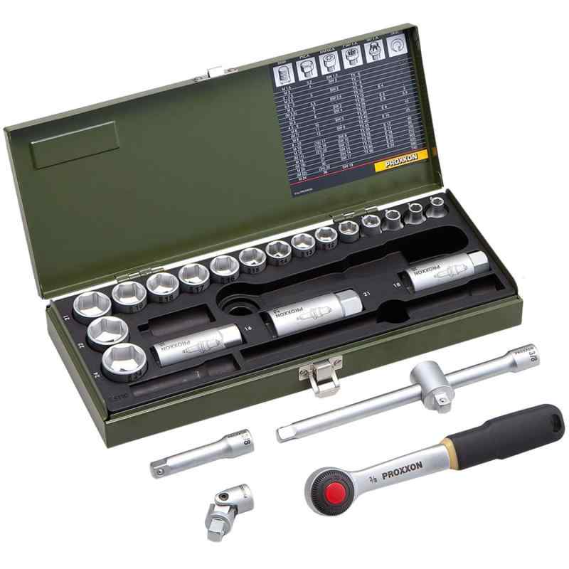 プロクソン(PROXXON) 24点・ソケットレンチセット 3/8&quot; No.82110