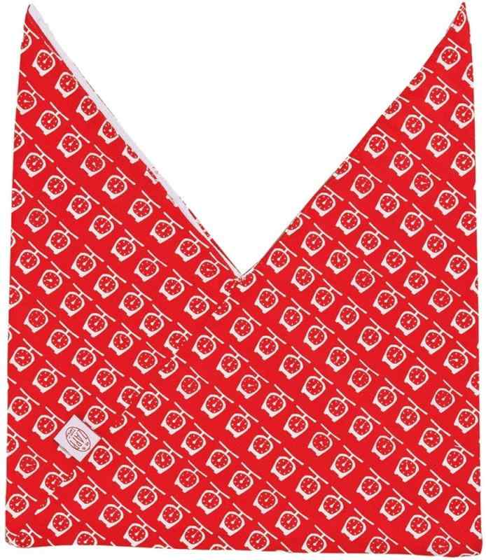 正和 ランチバッグ ZAPP あずま袋 はかり 赤 約縦34×横30cm 和モダン 弁当袋 綿100% 日本製