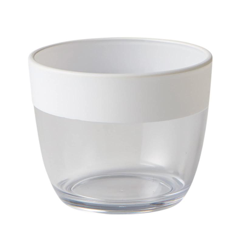 素地のナカジマ(Sujinonakajima)割れにくい うがい 歯磨き コップ タンブラー 約280ml ORBIT ホワイト 日本製 20-457672