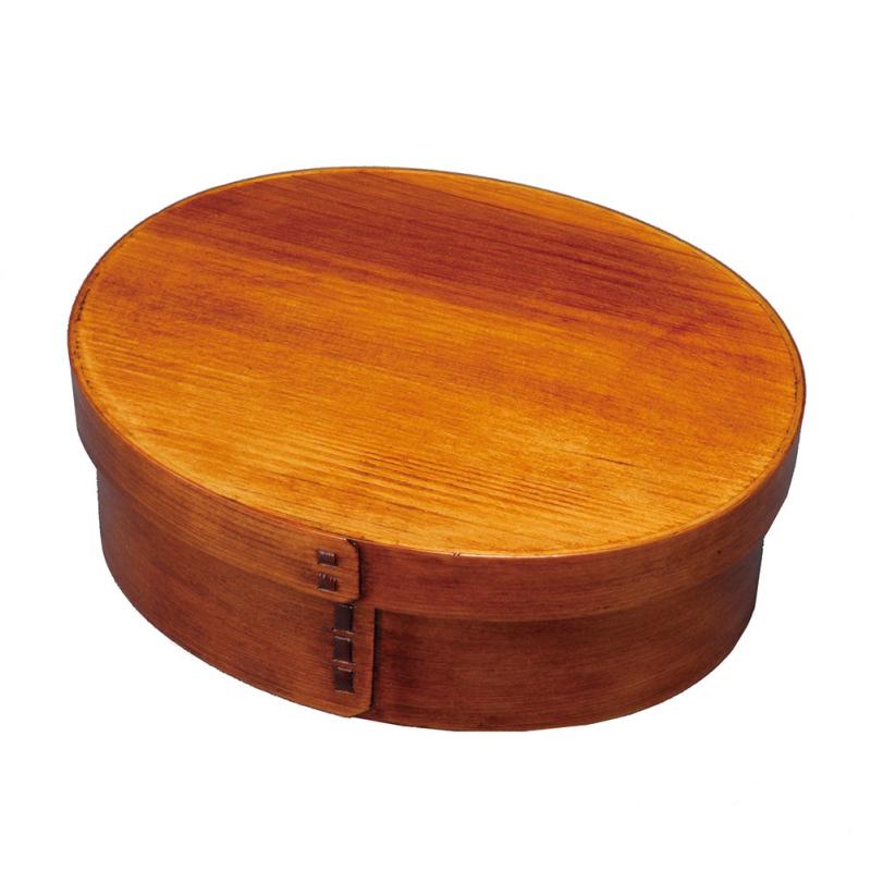 ナガオ曲げわっぱ大判一段弁当箱漆F...