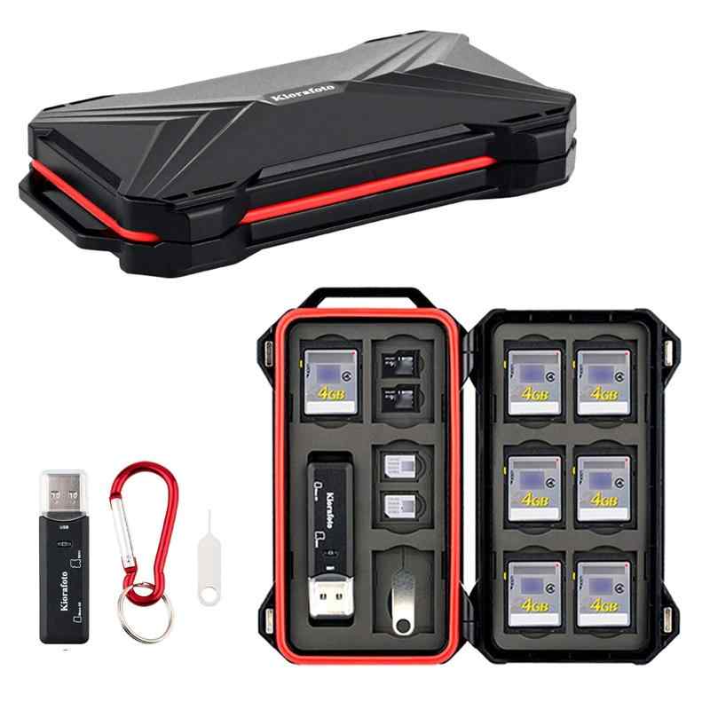 Kiorafoto 磁気 メモリーカードケース