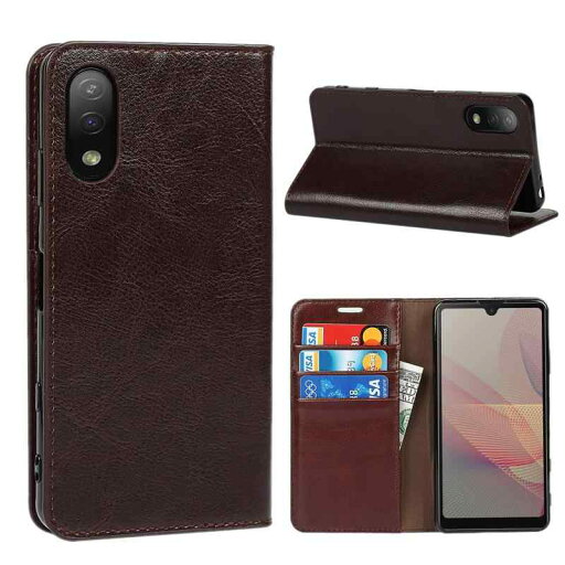 Crazy Horse Leather Case for Xperia Ace II Crazy Horse Leather Case for Xperia Ace II