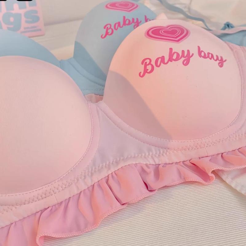 ブラジャー セット 女性用 小胸向け 半カップ 薄型カップ ワイヤー入り 後ろ3列フック 取り外し可能肩紐 聚拢 上托 透気 快適 サイドサ..