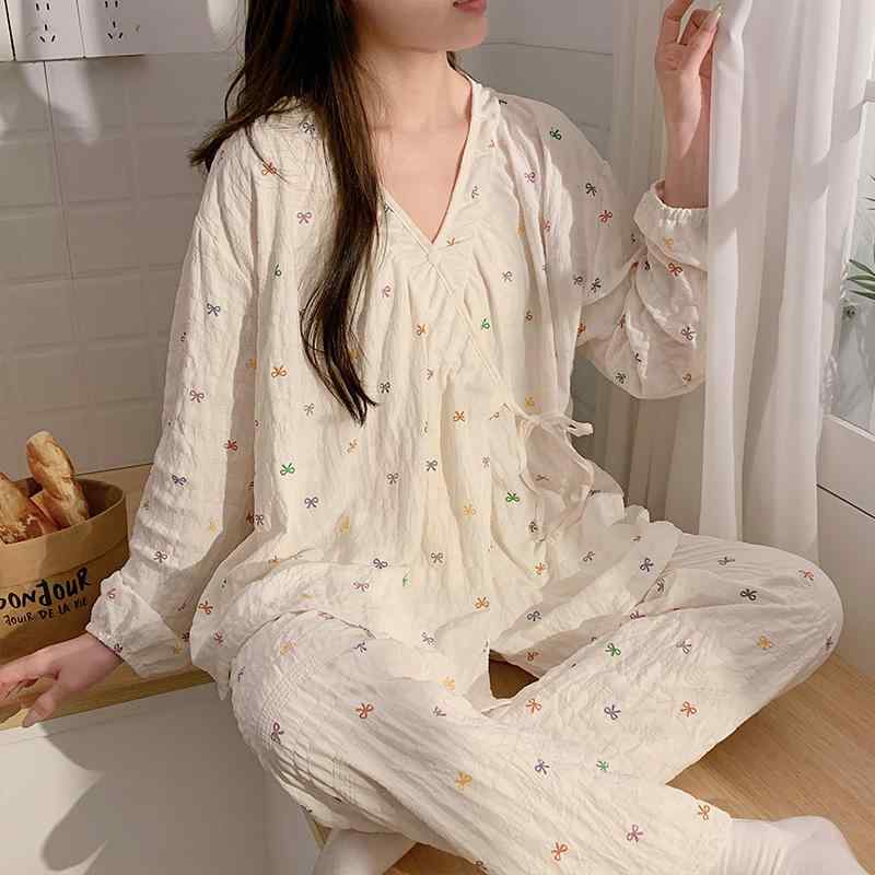 パジャマ レディース 授乳服 マタニティ 和服 ルームウェア 入院着 産前 産後 部屋...