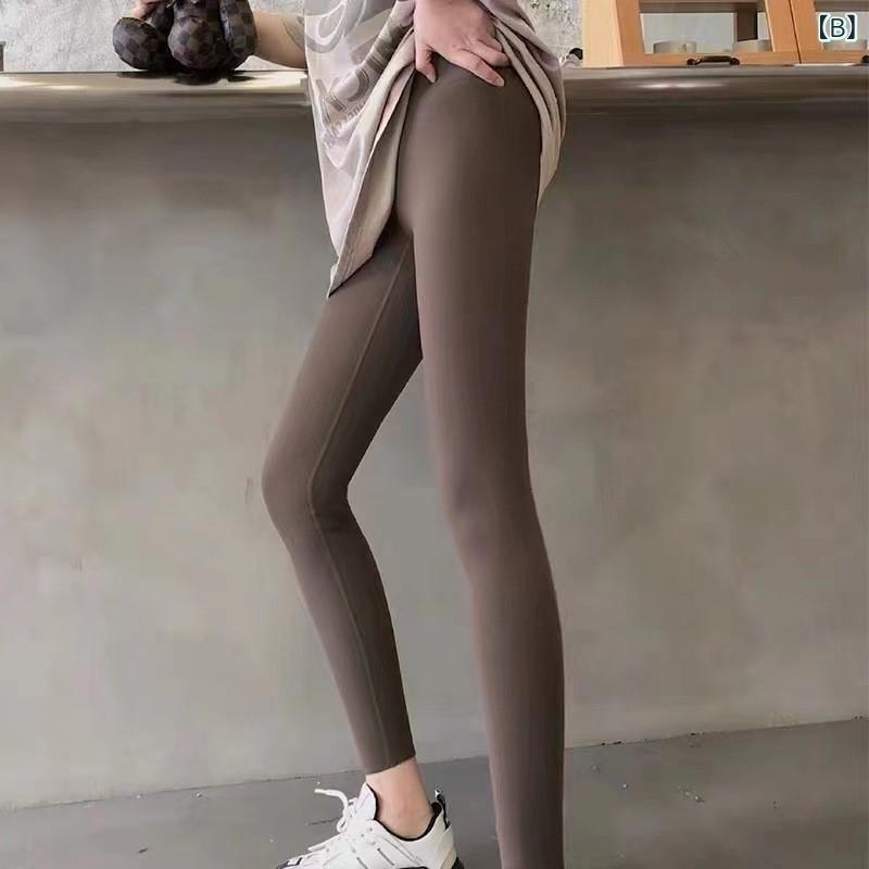 レディース 九分パンツ バービーパンツ 収腹 ヒップアップ シャークスキン 薄手 修...