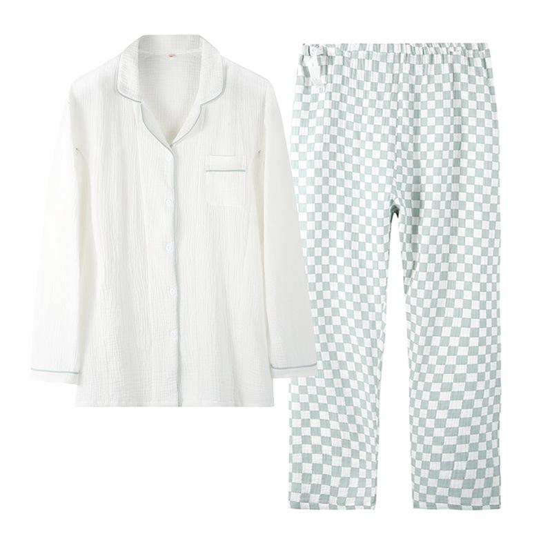 マタニティ パジャマ レディース セットアップ 綿 紗布 薄手 授乳服 前開き ルームウェア 部屋着 上下セット 大きいサイズ ゆったり 産前 産後 出産準備 入院準備 快適 通気性 涼しい サマー オールシーズン 無地 シンプル
