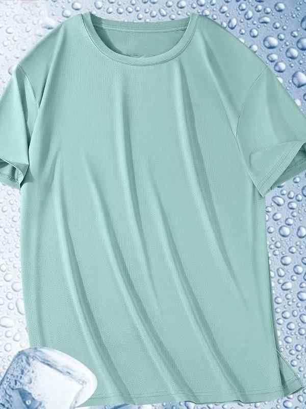 メンズ Tシャツ 短袖 速乾 メッシュ 接触冷感 再生繊維 薄手 ゆったり 大きいサイ...