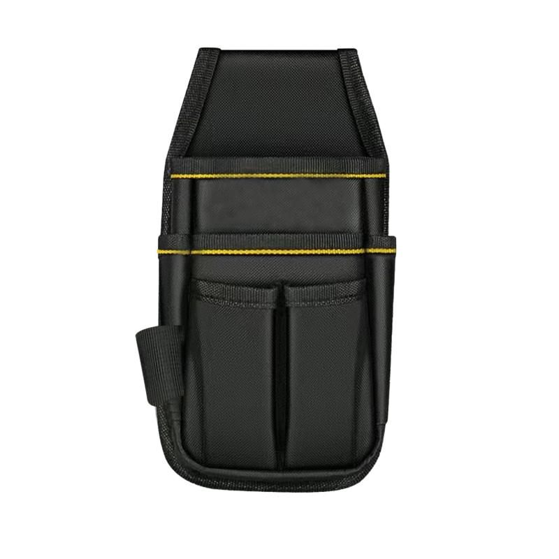 SINGERTOP 工具袋 腰袋 工具入れ 小物入れ ウエストバッグ 着脱式工具差し 着脱式腰袋 多機能ポケット コンパクト設計 仕事用 カラビナフック ベルト付